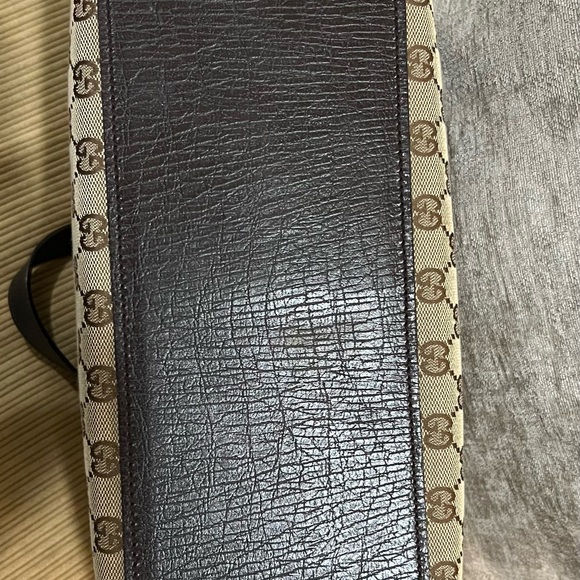 Gucci east west tote with leather trim. - Picture 7 of 7